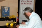 Diaz Canel paid homage to Gabo in the name of the Cuban government and people. (Photo: PL)