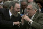 Fidel and Gabriel García Márquez