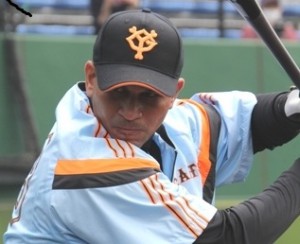 Cuban Frederich Cepeda Trains at Giants Stadium (photo: www.giants.jp)