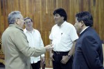 Raul Castro and Evo Morales
