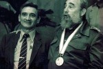 Fidel Castro and Eugenio George.