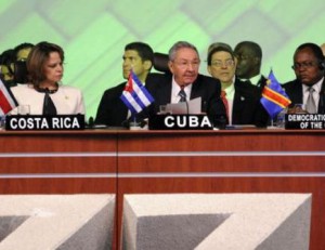 The Cuban President denounces the illegal actions carried out against sovereign countries. (Photo: Telesur)