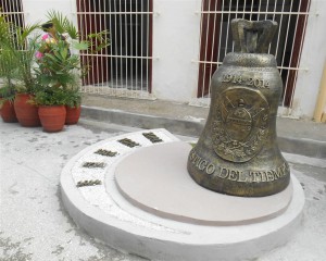 Unique street where bells predominate.