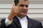 Ecuador’s President Rafael Correa. 
