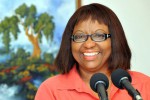 Dr. Carissa F. Etienne, director of the Pan-American Health Organization (PAHO), was the first to arrive in Havana for the ALBA summit. Photo: AIN.