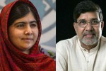 Malala Yousafzai and Kailash Satyarthi 