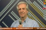 In his brief message of celebration, Tabaré Vazquez said that he would try to reach political and social consensus for a better quality of life for Uruguayans. (Photo: teleSUR)