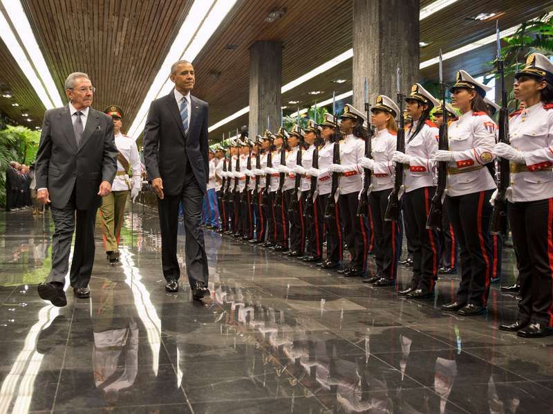 Cuba President Raul Castro Welcomes US Counterpart Barack Obama. (Photo: Reuters)