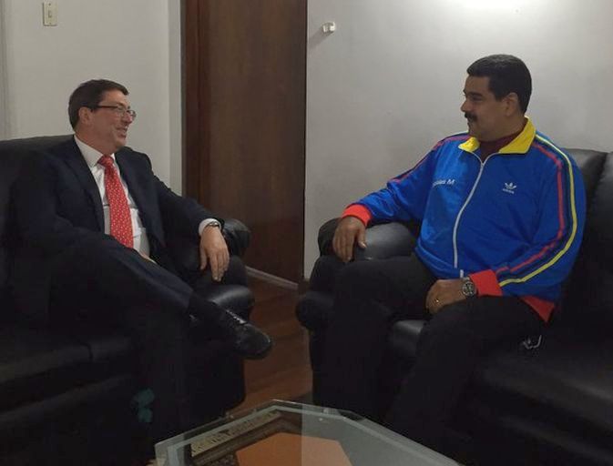 Nicolas Maduro Holds Talks with Cuban Foreign Minister (Photo: DrodriguezVen)