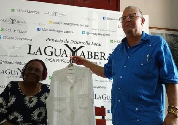 guayabera shirt from santiago alvarez