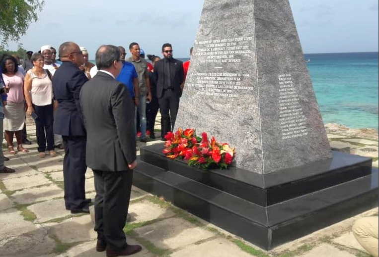 bruno-honors martyrs in barbados