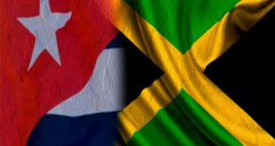 cuba and jamaica flags together