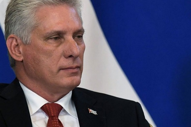 Cuba President Miguel Díaz-Canel Bermúdez.