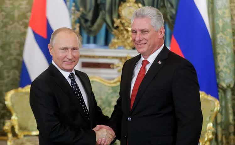 cuba, rusia, miguel diaz-canel, vladimir putin