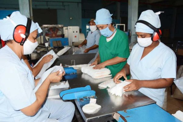 sanitary pads factory in sancti spiritus, cuba