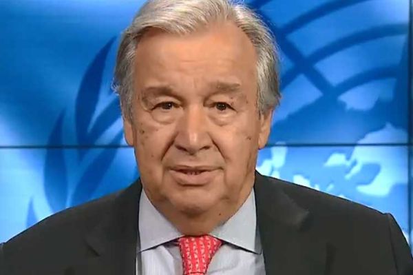 UN Secretary General, Antonio Guterres 