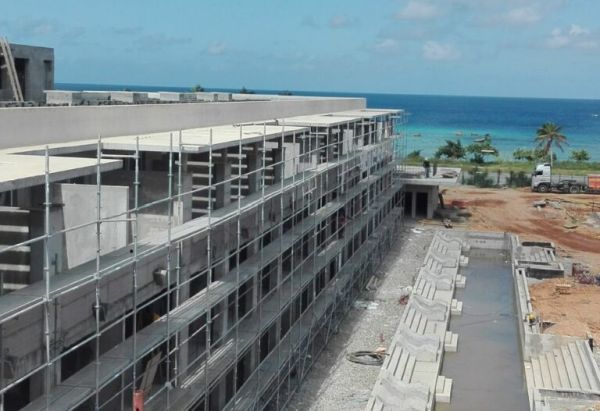 Contruction of Melia Trinidad Hotel