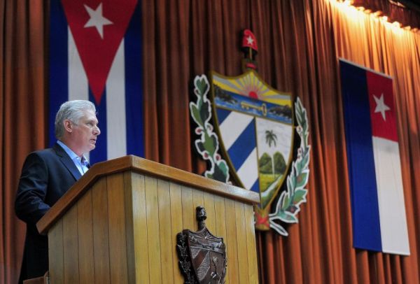 cuba president when delivering the closing speech at parliament fifth ordinary session