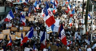 people march in france against covid health pass