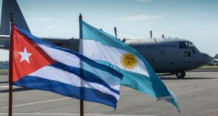 cuba grateful for donations receive from argentina
