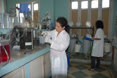 The Biogas lab at the Jose Marti University
