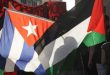 Solidarity with Palestine and denunciation of US blockade in Cuba
