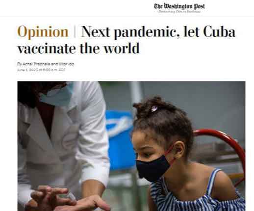 The Washington Post highlights Cuba's potential in vaccine production