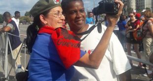 Gail Walker in Cuba for May Day
