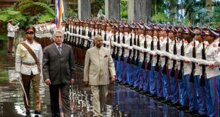 diaz canel with indian president