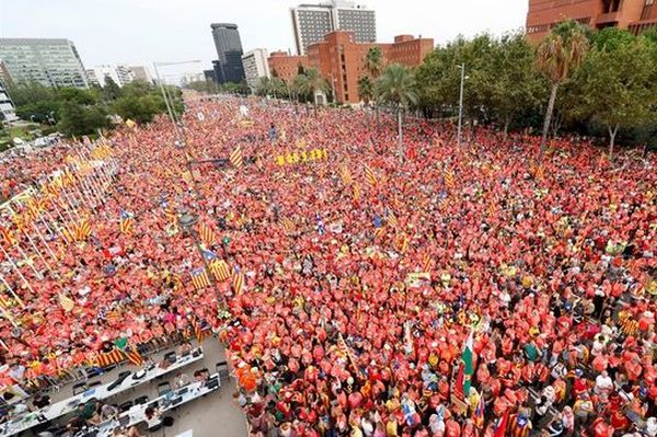 demonstration in cataluya