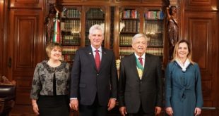 Cuba President in Mexico
