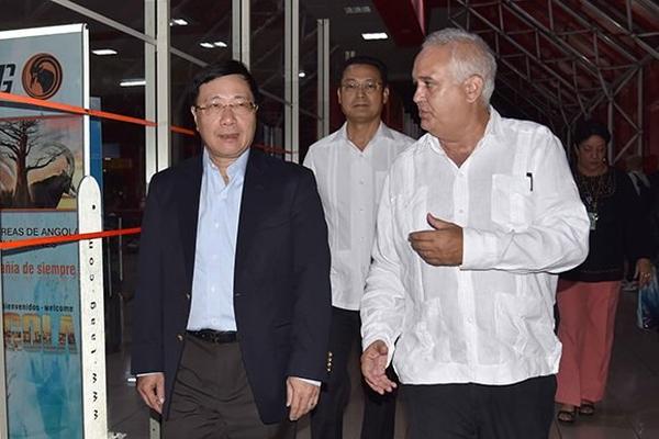 vietnamese FM arrives in Cuba