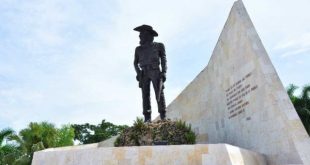 camilo cienfuegos monument in yaguajay, sancti spiritus, cuba