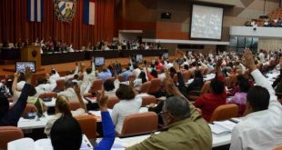 cuban parliamentarians during session