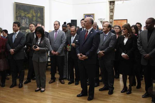 Event held at the Cuban Embassy in Beijing to honor Revolution leader Fidel Castro