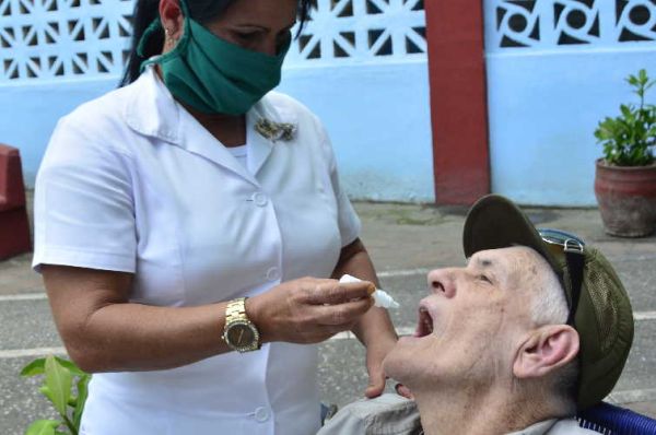 Cuban produced Prevengho-Vir homeopathic drops have already been administered to elderly people in nursing homes in Sancti Spiritus