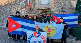 Pilgrimage against the US blockade of Cuba arrived in Rome / Prensa Latina