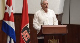 First Secretary of the Communist Party of Cuba, Miguel Diaz-Canel