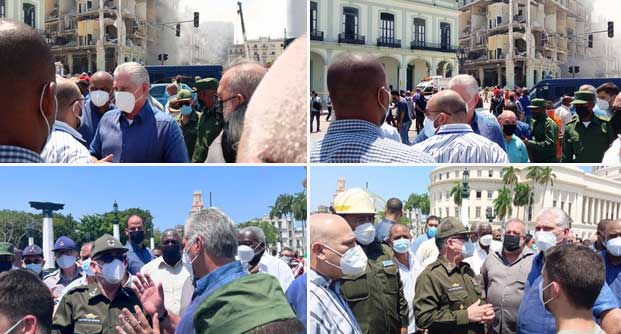Cuban president arrives at Saratoga hotel after explosion