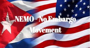 NEMO Movement condemns US blockade against Cuba